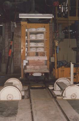 PHOTOGRAPH: TROLLEY FOR KILN AT AUSTRALIAN FINE CHINA