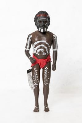 Aboriginal Adult Male Painted Doll