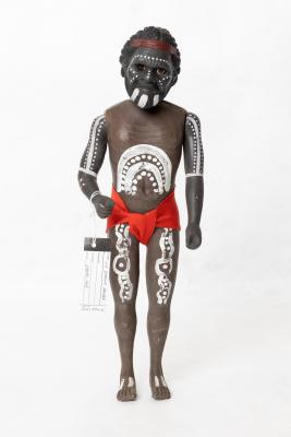 Aboriginal Adult Male Painted Doll