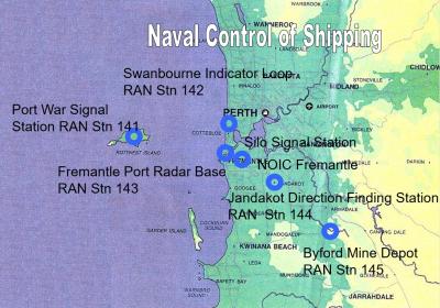 POSTER - Fortress Fremantle Graphic  Naval Control of Shipping