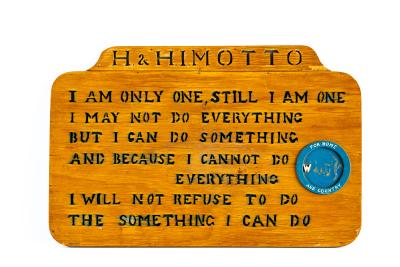 State Handicraft Wooden Plaque