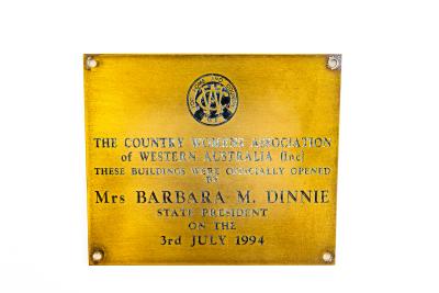 Rockingham Holiday Home Brass Plaque 