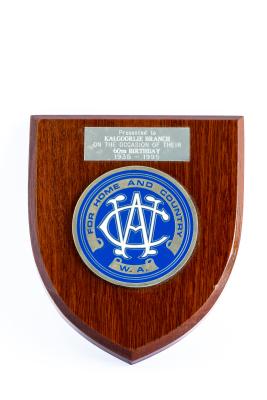 CWA of WA Kalgoorlie Branch Plaque