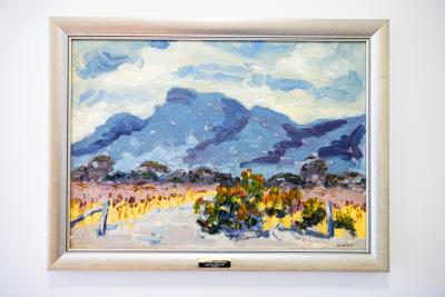 Country Mountain Range Oil Painting