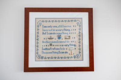 Handcrafters Motto Cross Stitch