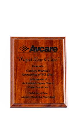 Project Love and Care Plaque 