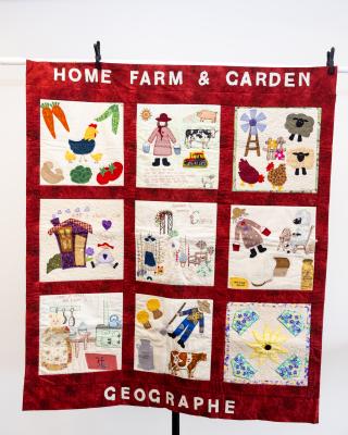 CWA of WA Geographe Division Home Farm and Garden Patchwork Quilt 