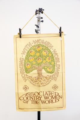 ACWW Working with Women World Wide Commemorative Tea Towel 