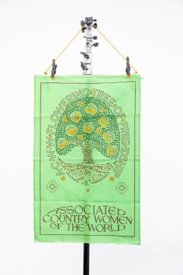 ACWW Flowering Tree of Friendship Commemorative Tea Towel 