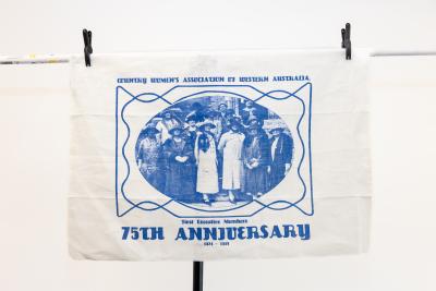 CWA of WA  75th Anniversary Commemorative Tea Towel - First Executive members 