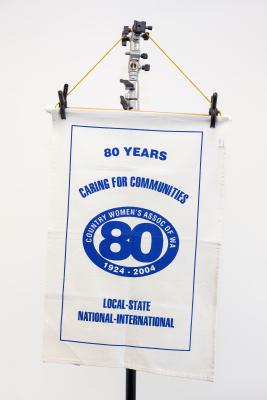 CWA of WA 80th Anniversary Commemorative Tea Towel - Caring for Communities 