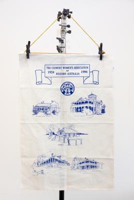 CWA of WA 70th Anniversary Commemorative Tea Towel  - CWA Hostels 