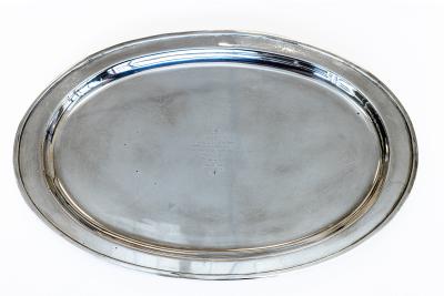 Silver tray