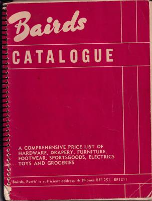 Catalogues - Bairds & William Adams