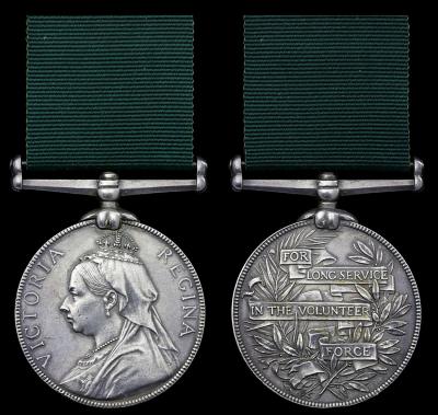 Medal - Volunteer Long Service Medal to Australia (1895-1902)