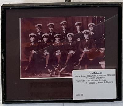 Framed Photograph of the Busselton Volunteer Fire Brigade c1920