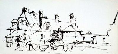 (d. Sketch of Fremantle Arts Centre)