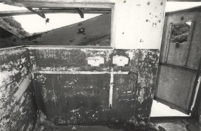 Western Australia, Rottnest Island. Bickley Battery. Views of and from interior of Command Post.