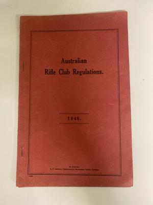 Australian Rifle Club Regulations 1948