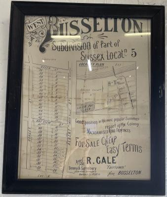 Framed Plan for West Busselton Subdivision