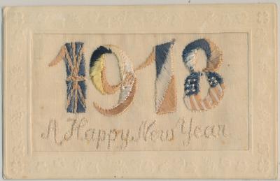 World War One Embroidered Silk Postcard