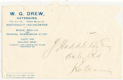 W.G. Drew Envelope