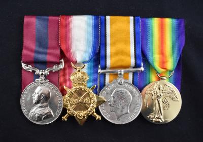 Group of Four Replica Medals – Pte. W. ROBINS DCM 2201