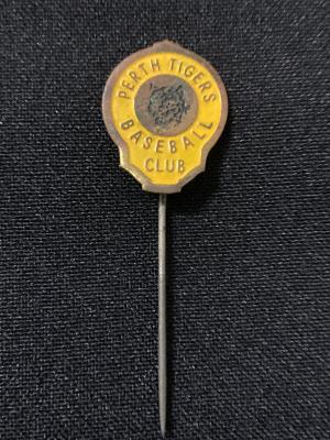 1950s Perth Tigers night baseball team stick pin