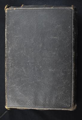 Black leather bound Holy Bible presented to Reverend Ivern A. JACOBS 