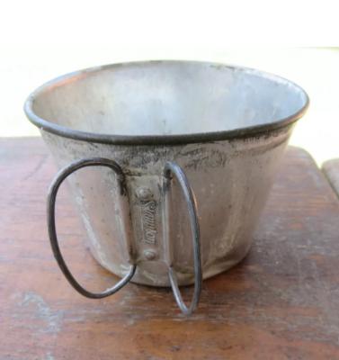 World War 1, Tin Cup with Folding Handles