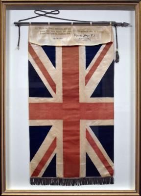 First World War Union Jack Silk Flag dated July 19th, 1919