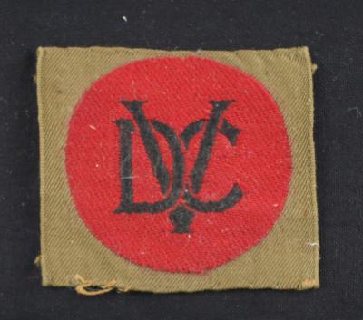 World War 2 Volunteer Defence Force (VDF) cloth shoulder badge