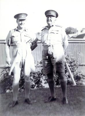 Black & White Photograph of Norman W. BAKER and Lionel ANDERSON