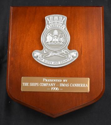 HMAS Canberra Plaque