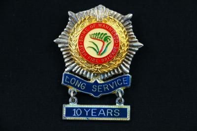 Shire of Wanneroo Bush Fire Brigade 10 Years Long Service Badge