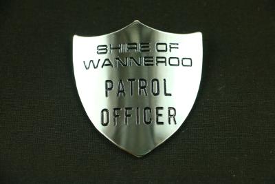 Shire of Wanneroo Patrol Officer Shield Badge