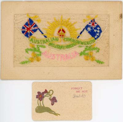 First World War Silk Postcard