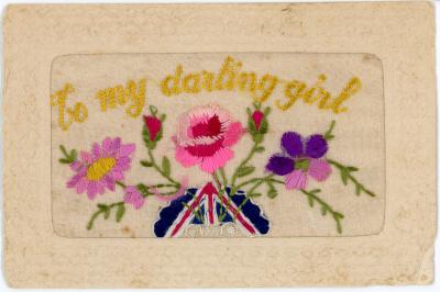 First World War Silk Postcard