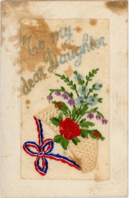 First World War Silk Postcard