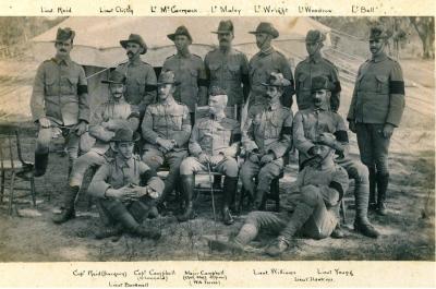 Pre 1914, 2nd Anglo-Boer War, 6th Western Australian Contingent, Perth, 1901