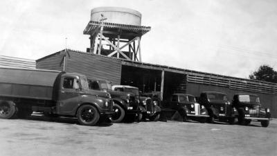Trucks At The Claremont Council Depot