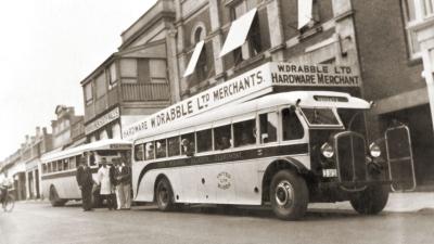 W.Drabble Ltd With Two Buses Outside