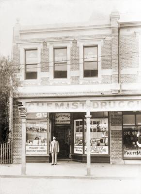 EJ Nicholson Chemist Shop Bay View Terrace