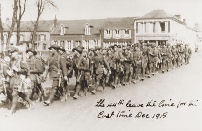 44th Battalion Leaving France