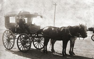 Horse Drawn Cab Driven By George Lucas