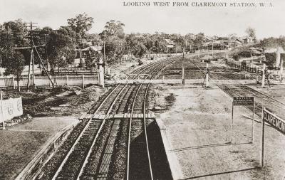 Claremont Railway Station Looking West