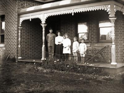 Abraham Family On Verandah