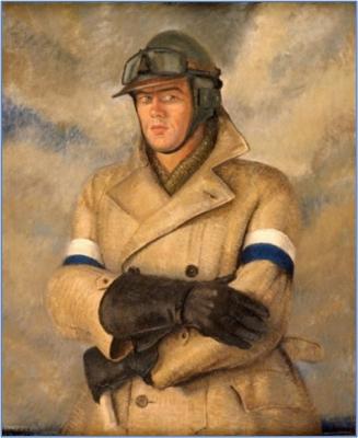 Reproduction - "Despatch Rider Sgt Rex Beggs" by Douglas Watson