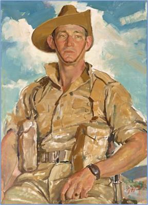 Reproduction - "Corporal Jim Gordon, VC" by William Dargie 