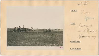 Tractors at work 'Braeside', Katanning